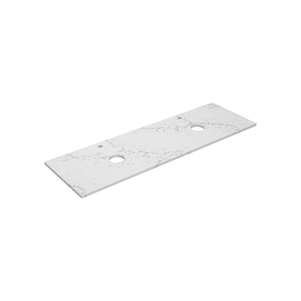Calacatta White (WG486) Zero Silica Engineer Stone TopLK-QCW154D-UTH