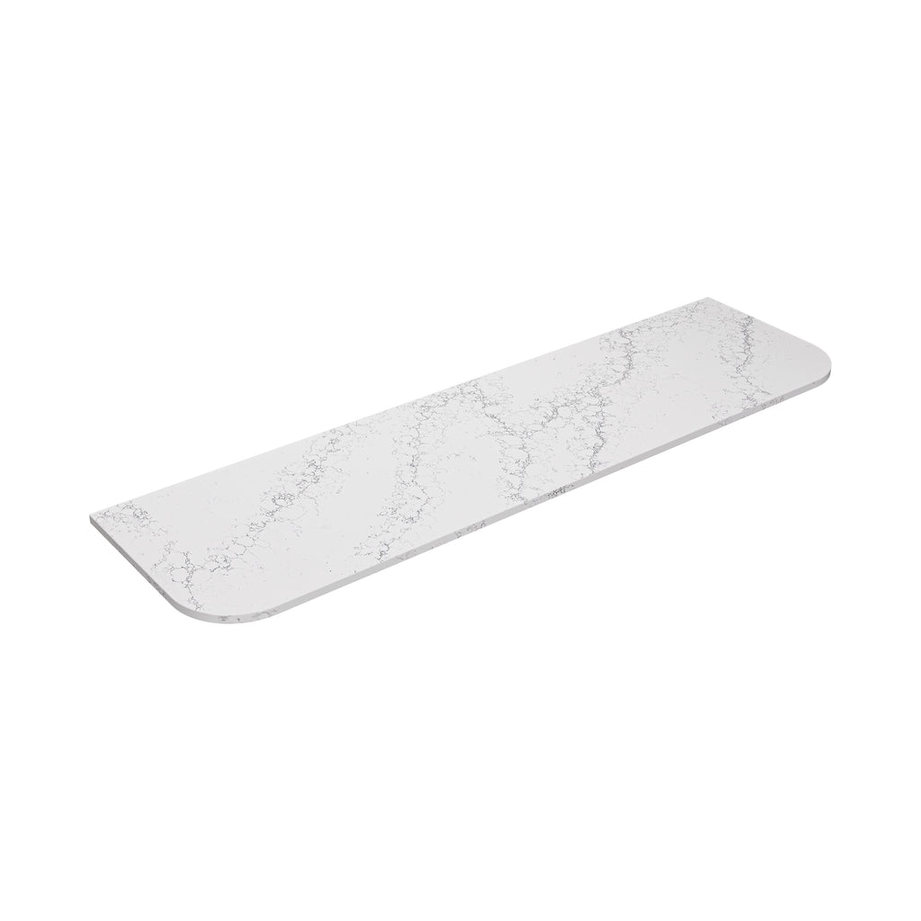 Calacatta White (WG486) Zero Silica Engineer Stone Top - CurveLK-QCW185CV