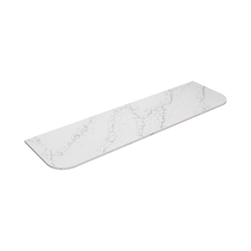 Calacatta White (WG486) Zero Silica Engineer Stone Top - CurveLK-QCW185CV