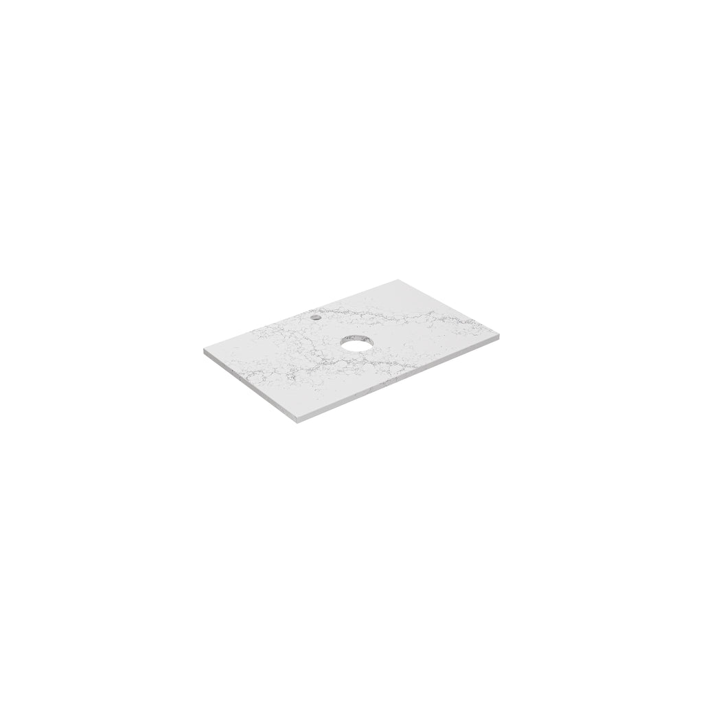Calacatta White (WG486) Zero Silica Engineer Stone TopLK-QCW74-UTH