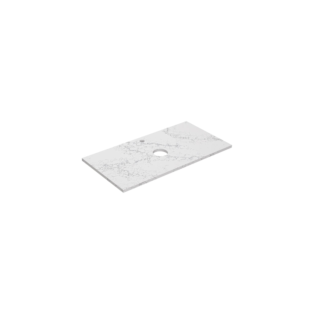 Calacatta White (WG486) Zero Silica Engineer Stone TopLK-QCW94-UTH