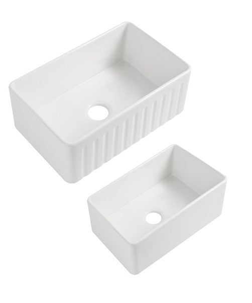 Rocca Fine Fireclay Farm House Buttler Sink 760mm LK-S-RFFC760LK-S-RFFC760