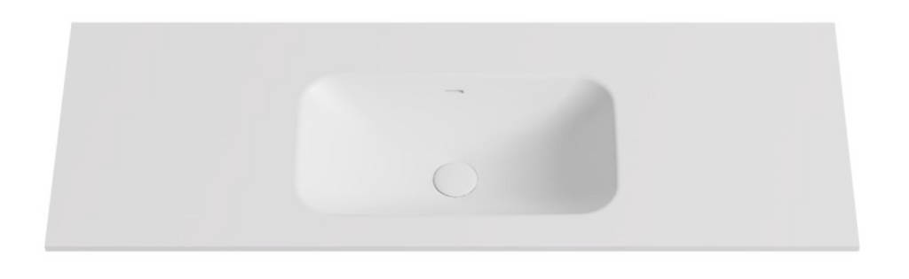 Chasey Solid Surface Vanity Top LK-SCHLK-SCH124MW-UTH