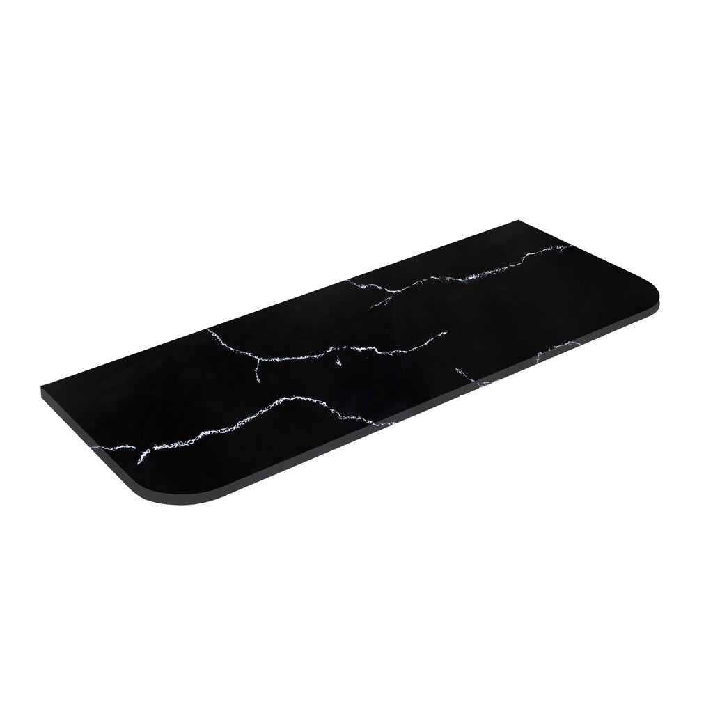 Calacatta Night Solid Surface Stone Top - CurveLK-SCN155CV