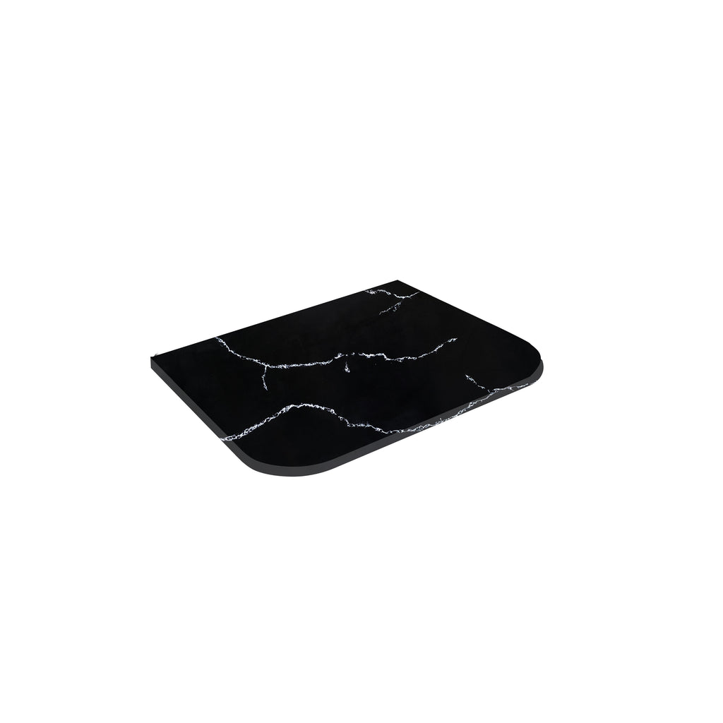 Calacatta Night Solid Surface Stone Top - CurveLK-SCN65CV