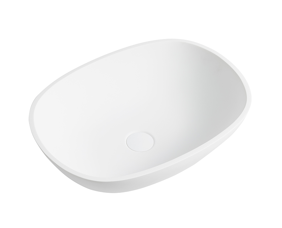 Perry Solid Surface Stone Above Counter Basin LK-SPALK-SPA5540MW