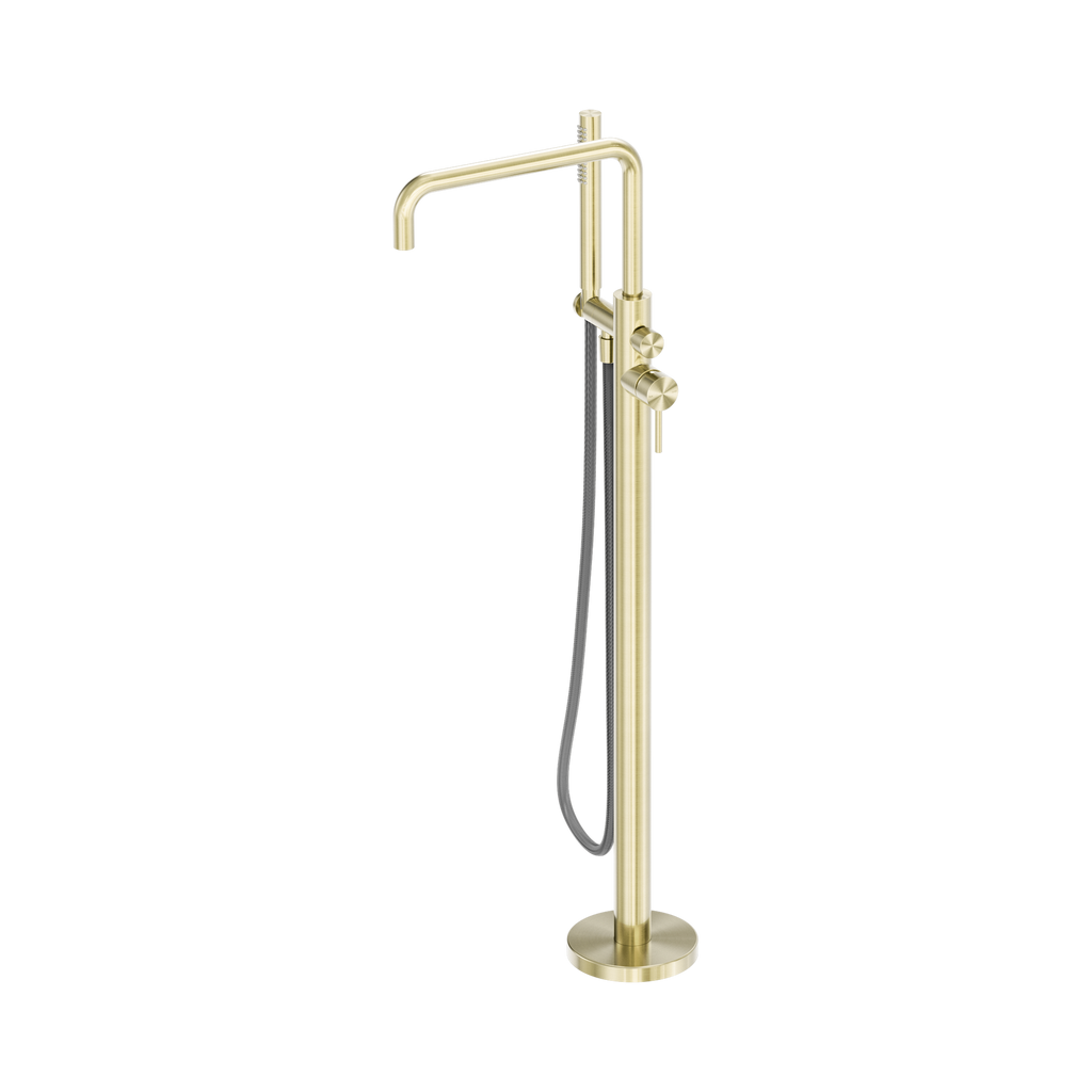 Zen Ss316L Freestanding Bath Mixer With Outdoor Shower Hose