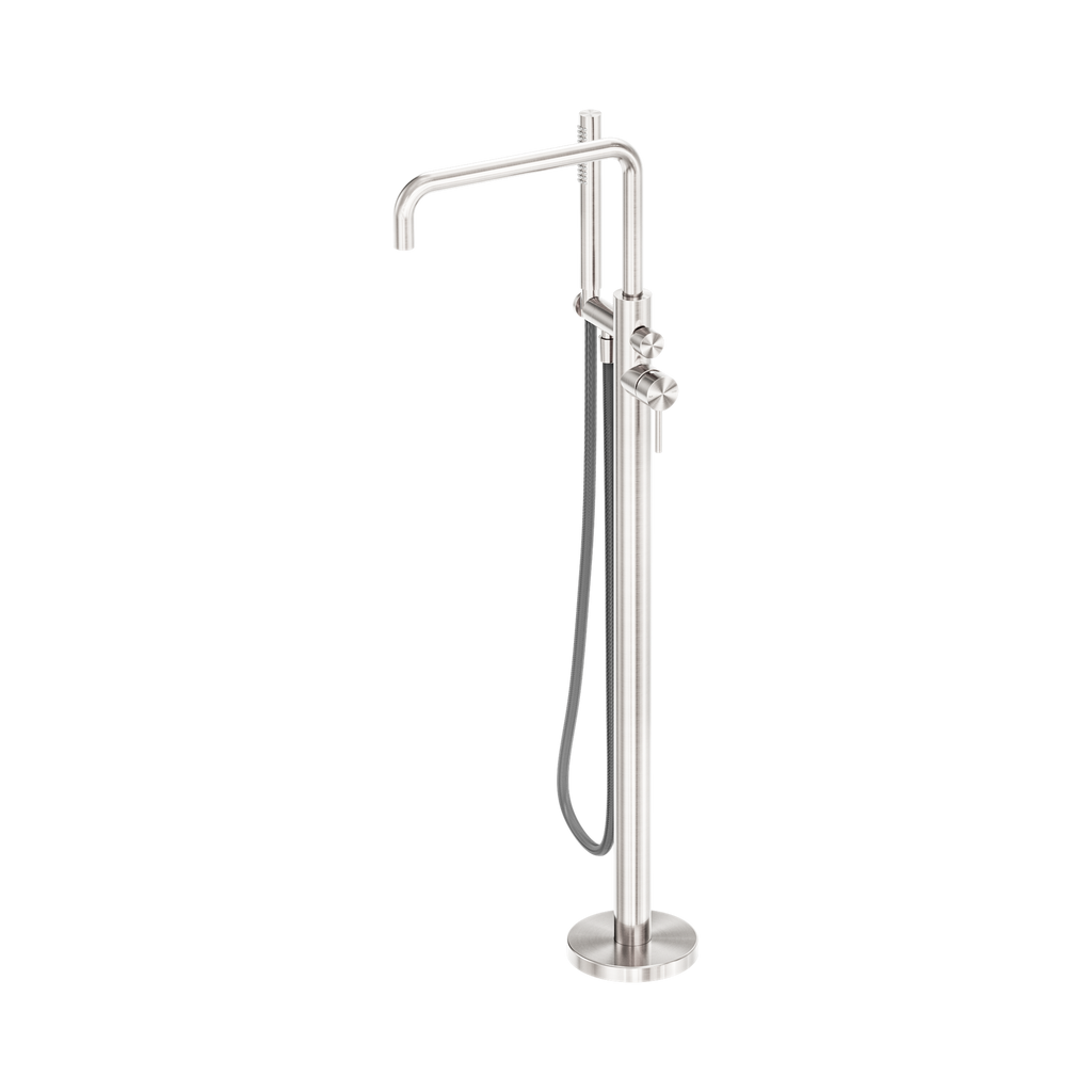 Zen Ss316L Freestanding Bath Mixer With Outdoor Shower Hose