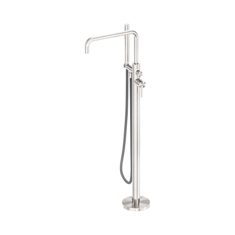 Zen Ss316L Freestanding Bath Mixer With Outdoor Shower Hose