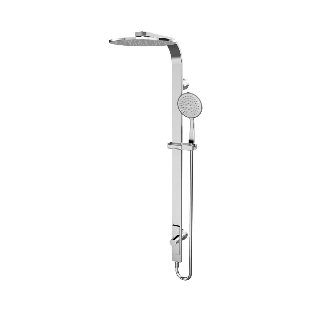 Astra Rain Round Twin Shower Single Hose