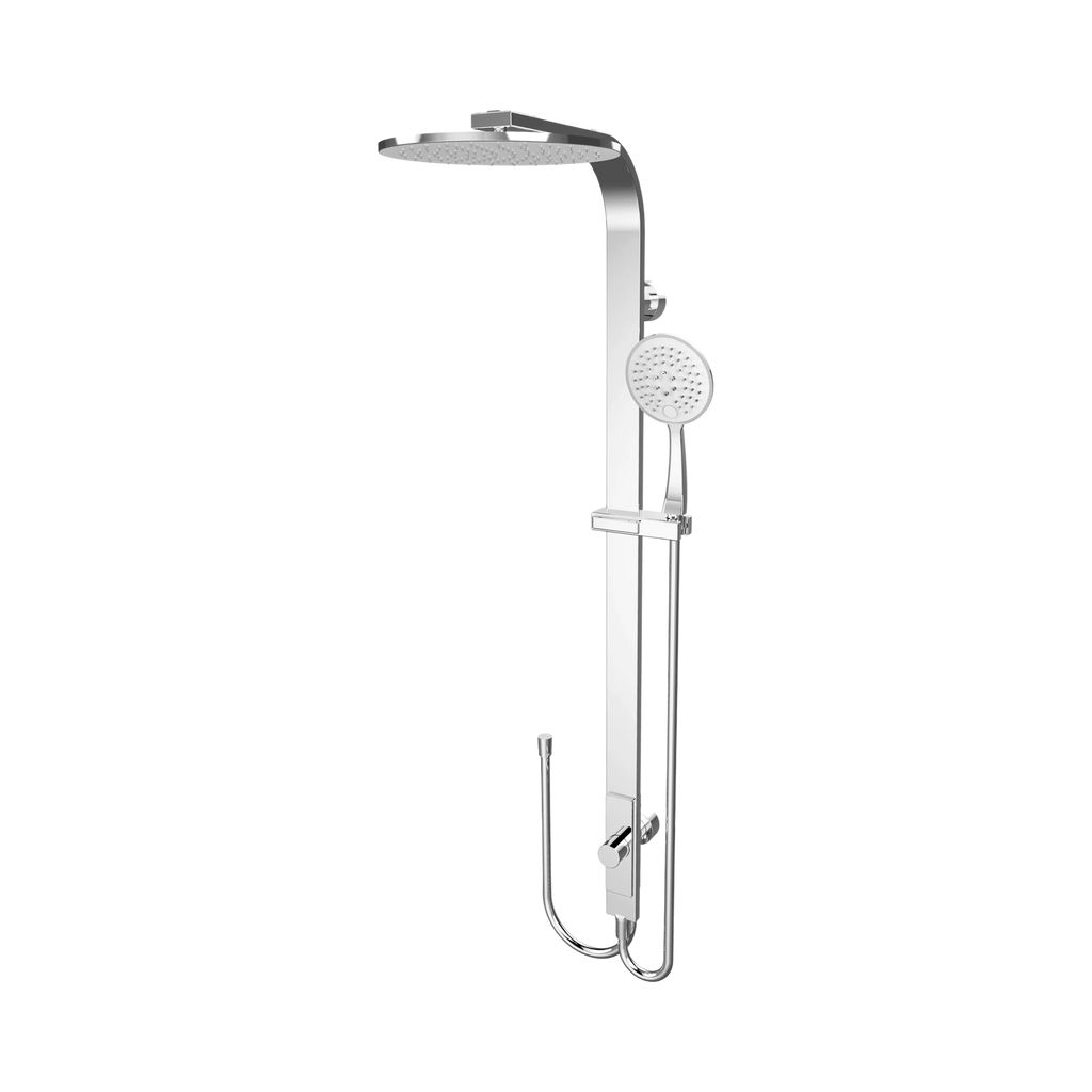 Astra Rain Round Twin Showerdouble Hose