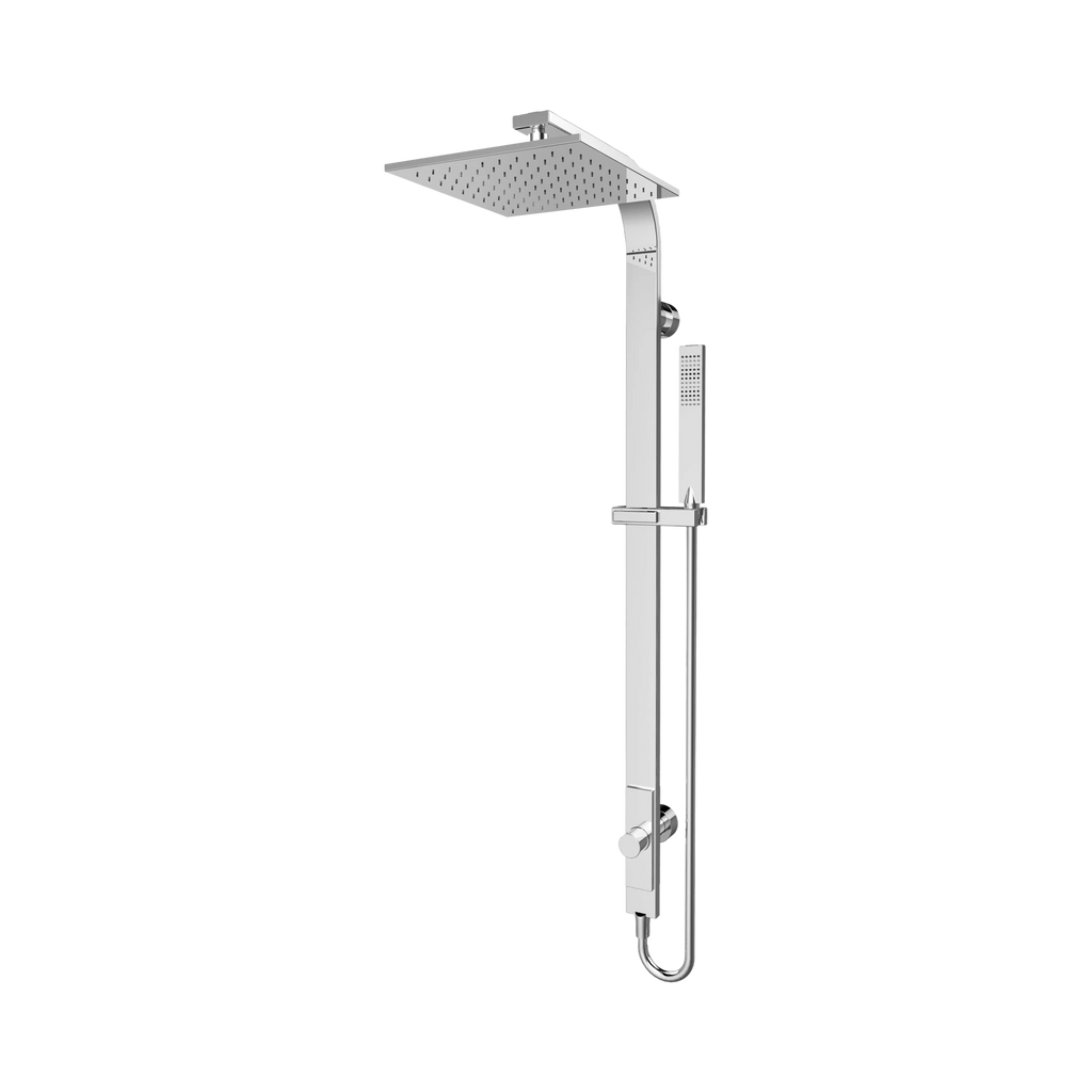 Astra Rain Square Twin Shower Single Hose