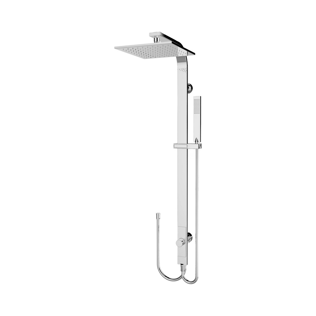 Astra Rain Square Twin Shower Double Hose