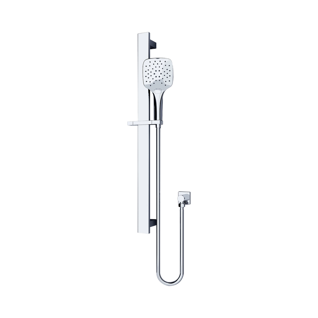 Rain Square 3 Function Shower Rail