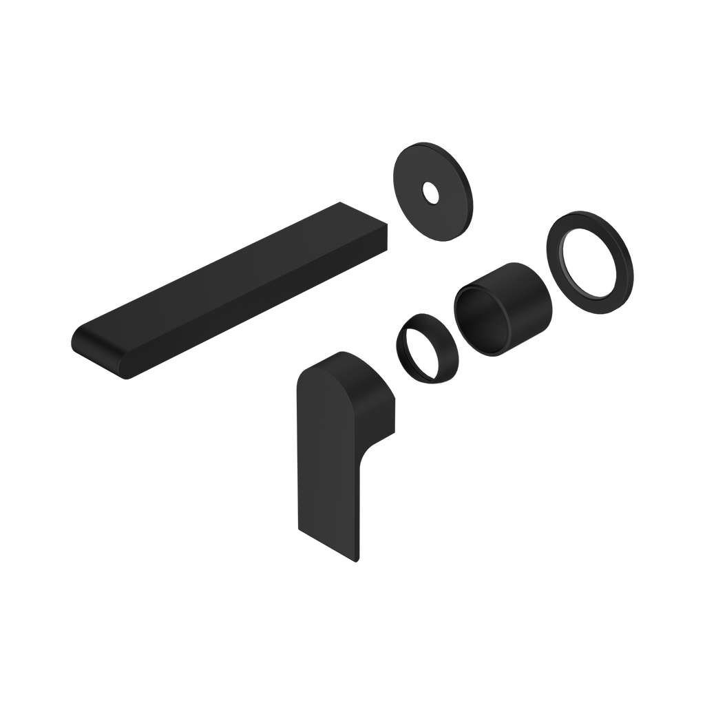 BIANCA WALL BASIN/BATH MIXER SEPARATE BACK PLATE 187MM TRIM KITS ONLY MATTE