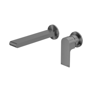 BIANCA WALL BASIN/BATH MIXER SEPARATE BACK PLATE 230MM GUN