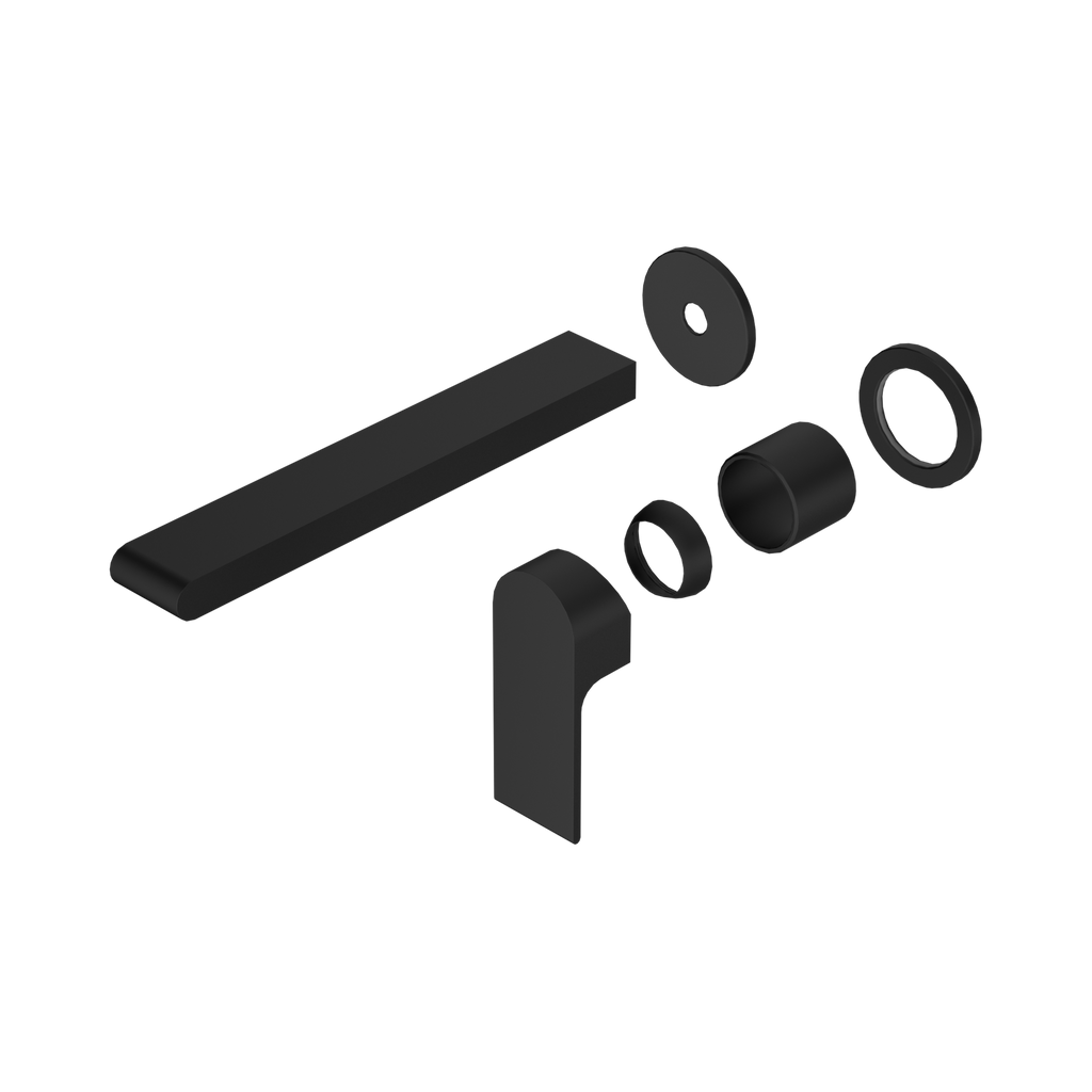 BIANCA WALL BASIN/BATH MIXER SEPARATE BACK PLATE 230MM TRIM KITS ONLY MATTE