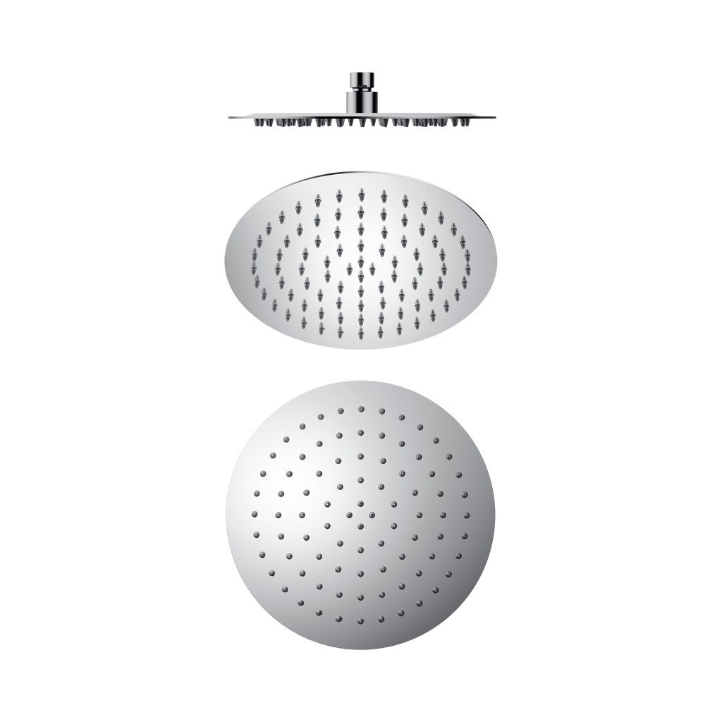 250Mm Round Stainless Steel Shower Head 4 Star Rating