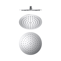 250Mm Round Stainless Steel Shower Head 4 Star Rating