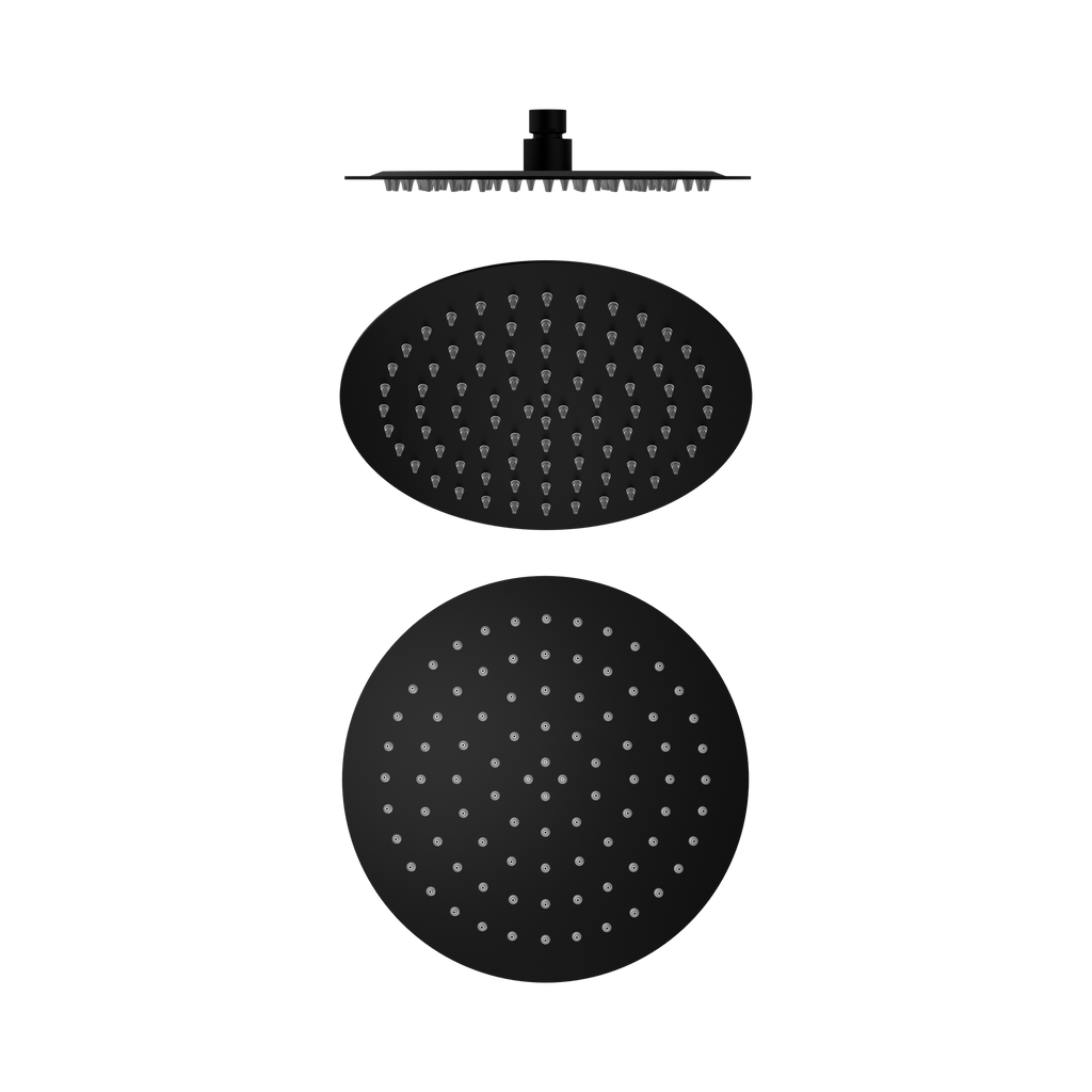 250Mm Round Stainless Steel Shower Head 4 Star Rating