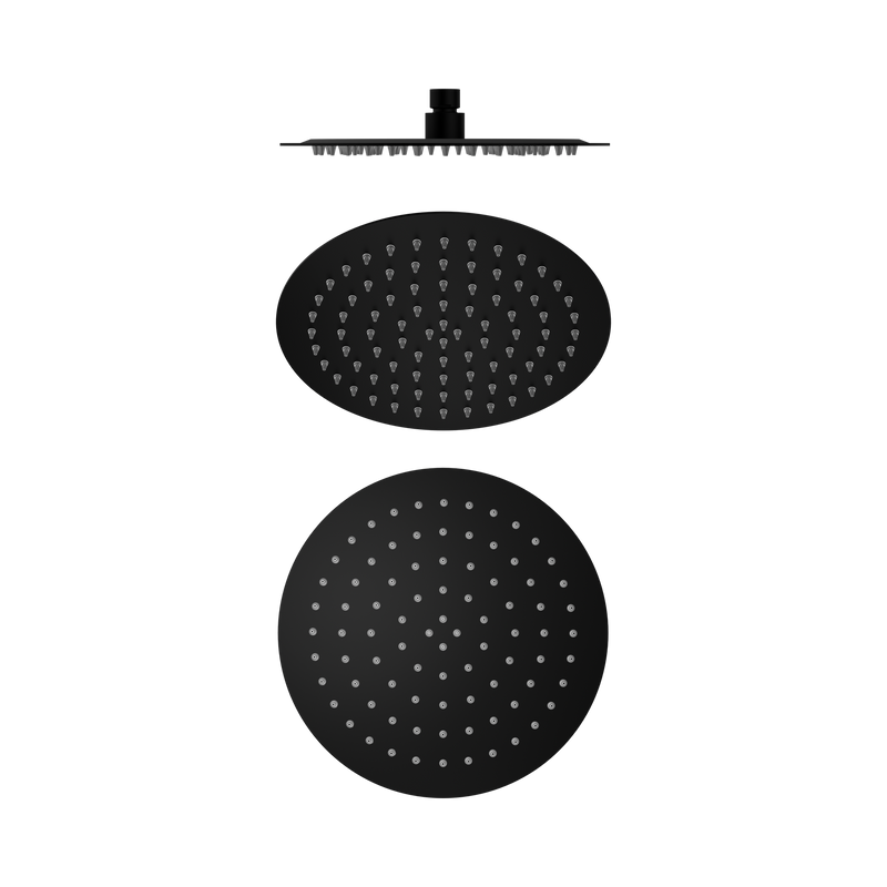 250Mm Round Stainless Steel Shower Head 4 Star Rating