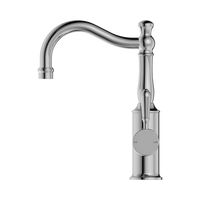 York Basin Mixer Hook Spout With Metal Lever