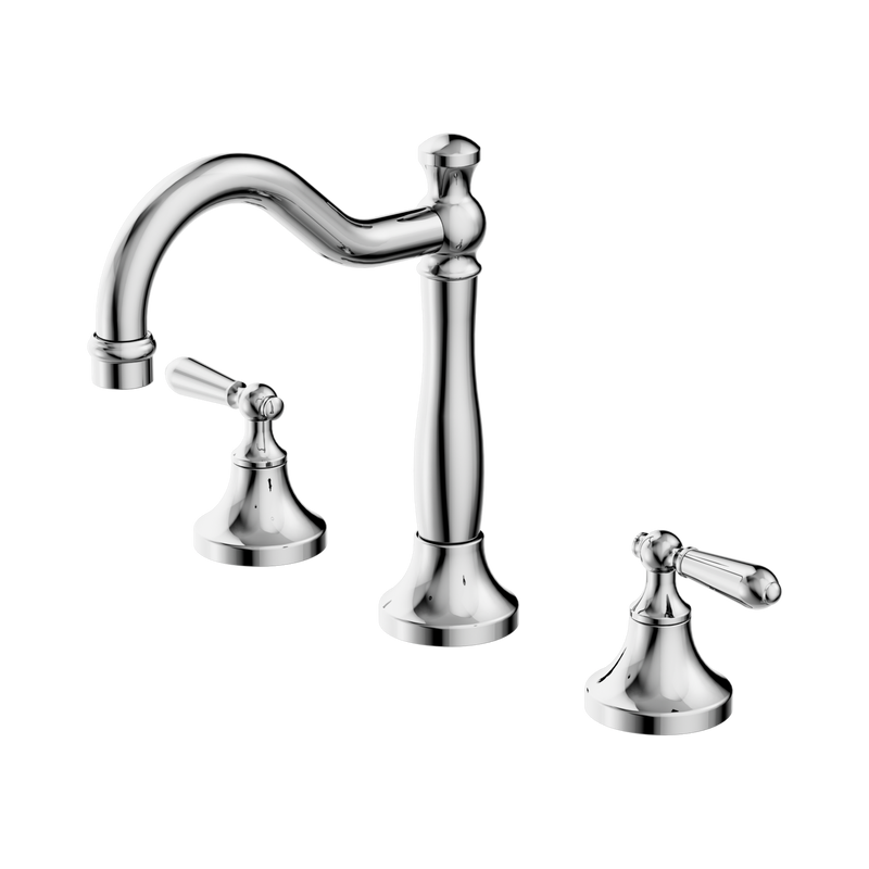 York Basin Set With Metal Lever