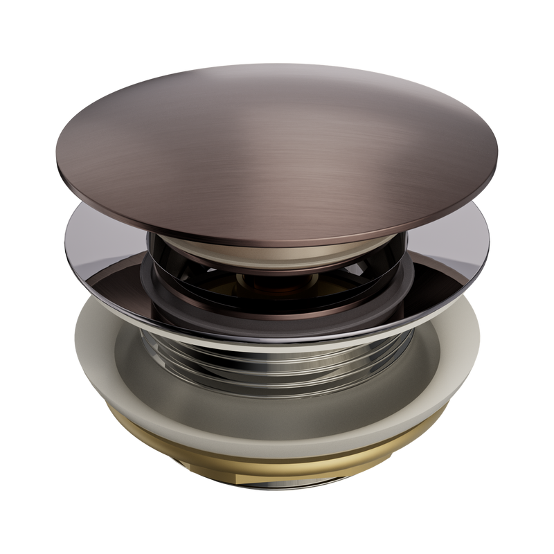 Short Pop Up Bath Waste 40Mm Without Overflow