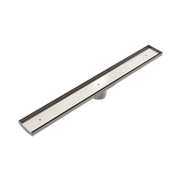 Tile Insert V Channel Floor Grate 89Mm Outlet With Hole Saw