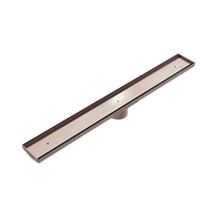 Tile Insert V Channel Floor Grate 89Mm Outlet With Hole Saw