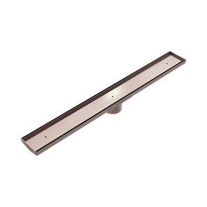Tile Insert V Channel Floor Grate 80Mm Outlet With Hole Saw