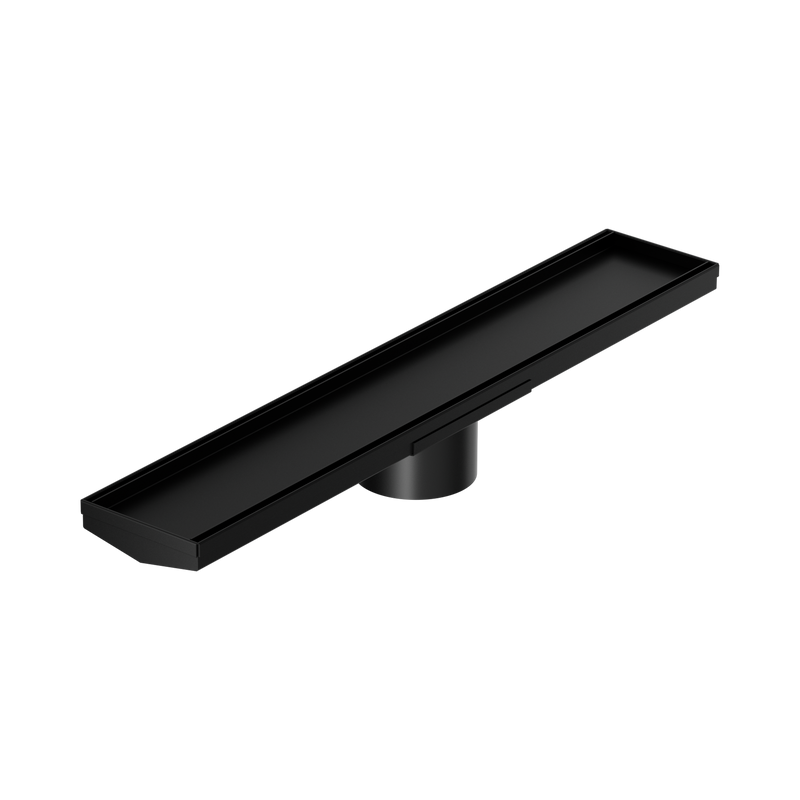Tile Insert V Channel 600Mm Floor Grate 89Mm Outlet With Hole Saw