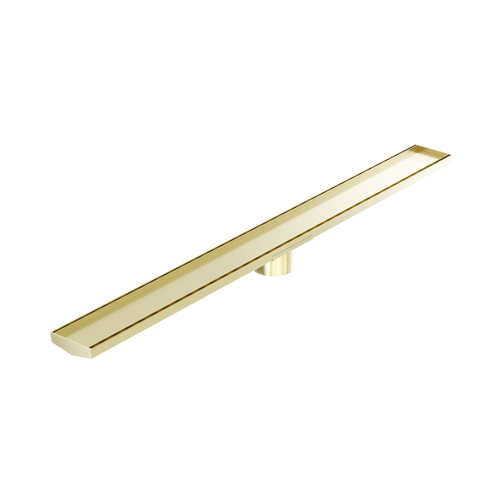 Tile Insert V Channel 1200Mm Floor Grate 89Mm Outlet With Hole Saw