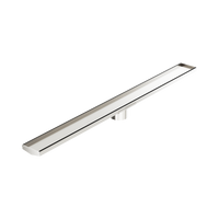 Tile Insert V Channel 1200Mm Floor Grate 89Mm Outlet With Hole Saw