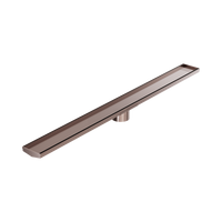 Tile Insert V Channel 1200Mm Floor Grate 89Mm Outlet With Hole Saw