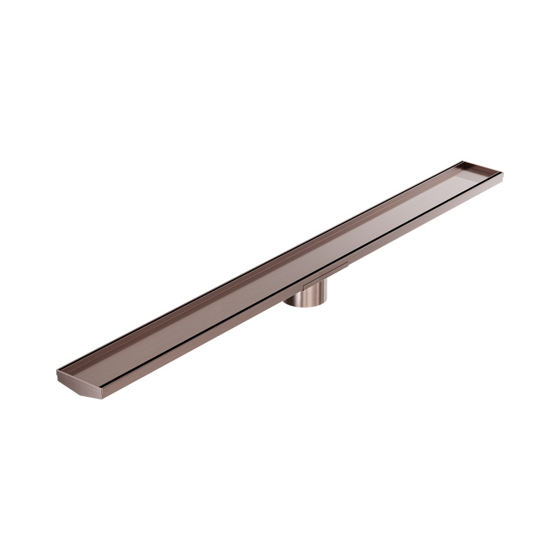 Tile Insert V Channel 1200Mm Floor Grate 89Mm Outlet With Hole Saw