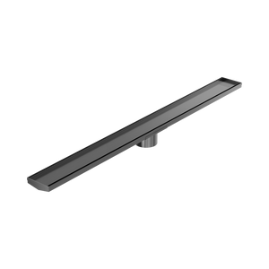 Tile Insert V Channel 1200Mm Floor Grate 89Mm Outlet With Hole Saw