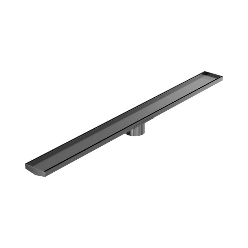 Tile Insert V Channel 1200Mm Floor Grate 89Mm Outlet With Hole Saw