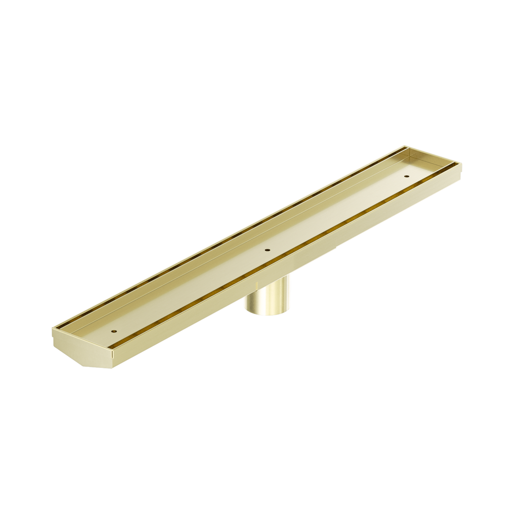 Tile Insert V Channel 600Mm Floor Grate 50Mm Outlet With Hole Saw