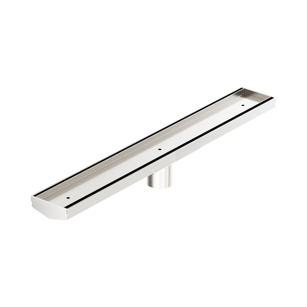 Tile Insert V Channel 600Mm Floor Grate 50Mm Outlet With Hole Saw