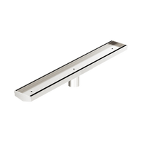Tile Insert V Channel 600Mm Floor Grate 50Mm Outlet With Hole Saw