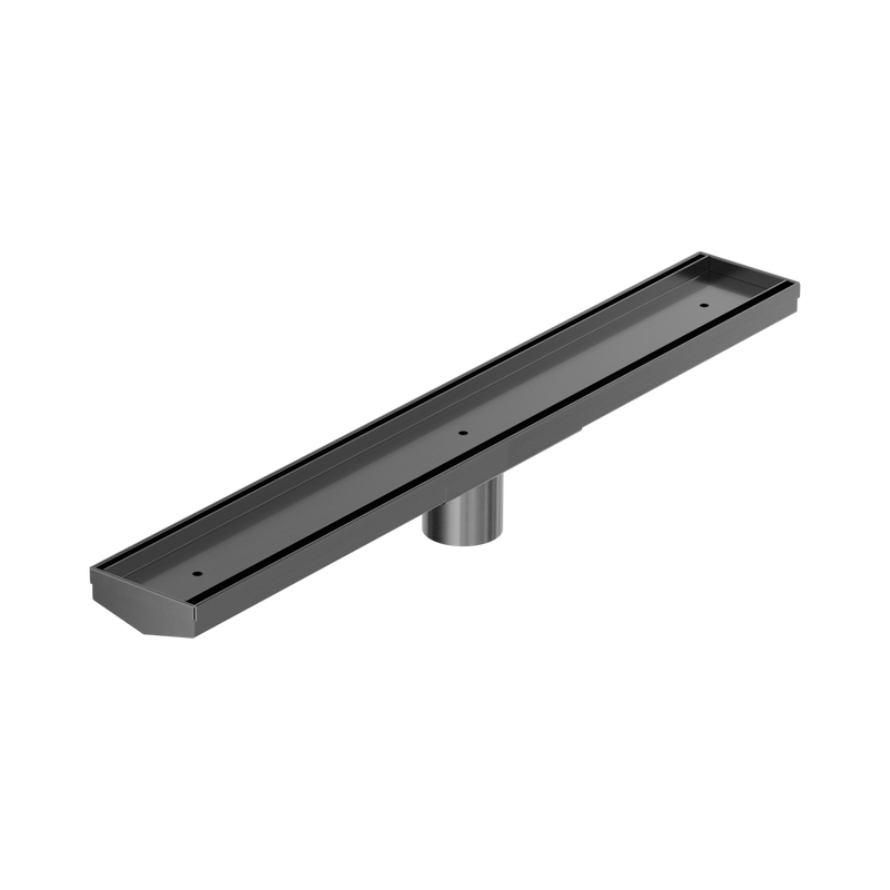 Tile Insert V Channel 600Mm Floor Grate 50Mm Outlet With Hole Saw