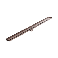 Tile Insert V Channel 1200Mm Floor Grate 50Mm Outlet With Hole Saw