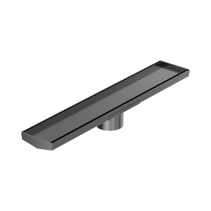 Tile Insert V Channel 600Mm Floor Grate 80Mm Outlet With Hole Saw