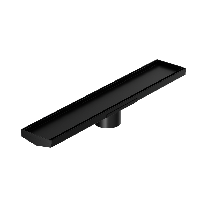 Tile Insert V Channel 600Mm Floor Grate 80Mm Outlet With Hole Saw