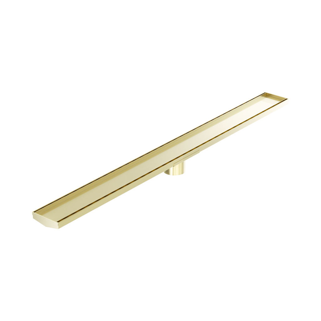 Tile Insert V Channel 1200Mm Floor Grate 80Mm Outlet With Hole Saw