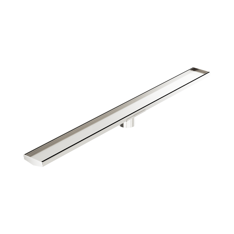 Tile Insert V Channel 1200Mm Floor Grate 80Mm Outlet With Hole Saw