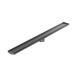 Tile Insert V Channel 1200Mm Floor Grate 80Mm Outlet With Hole Saw