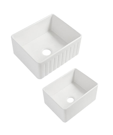 Rocca Fine Fireclay Farm House Buttler Sink 610mm LK-S-RFFC610LK-S-RFFC610