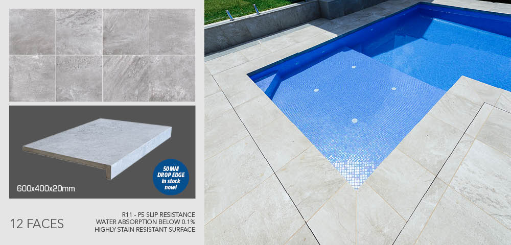 Shale Grey pool coping